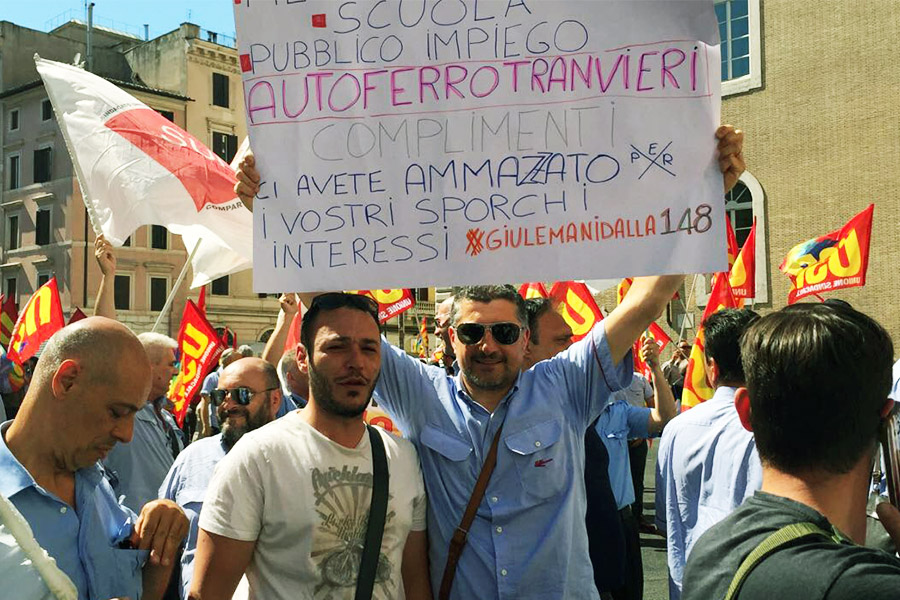 manifestazione autoferrotranvieri9